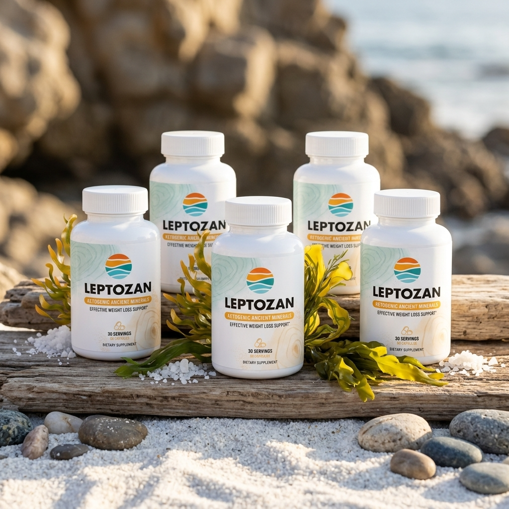 Leptozan supplement bottles