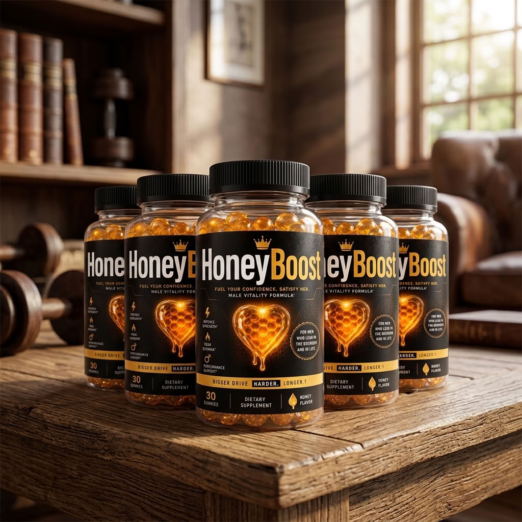HoneyBoost gummy bottles