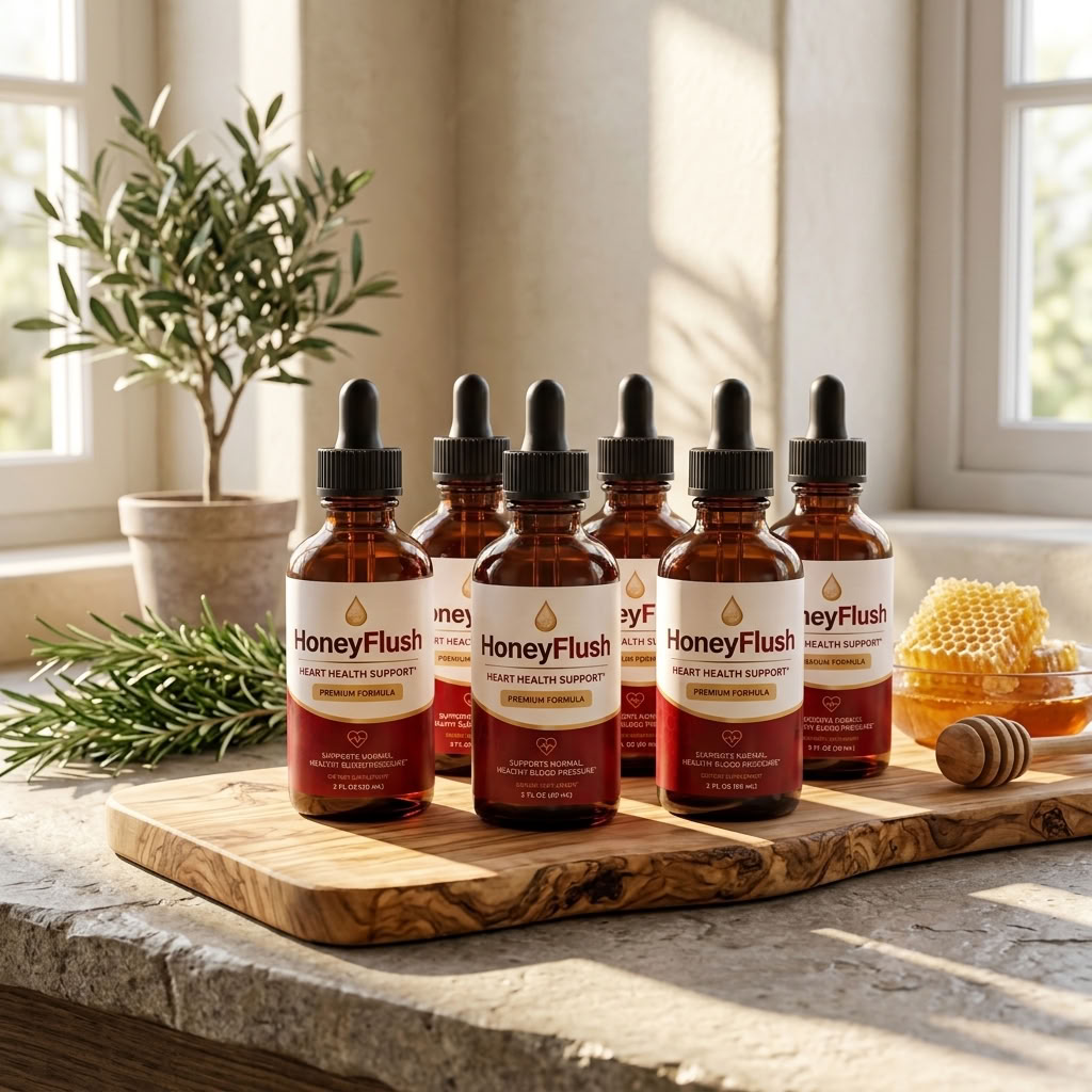 HoneyFlush supplement bottles