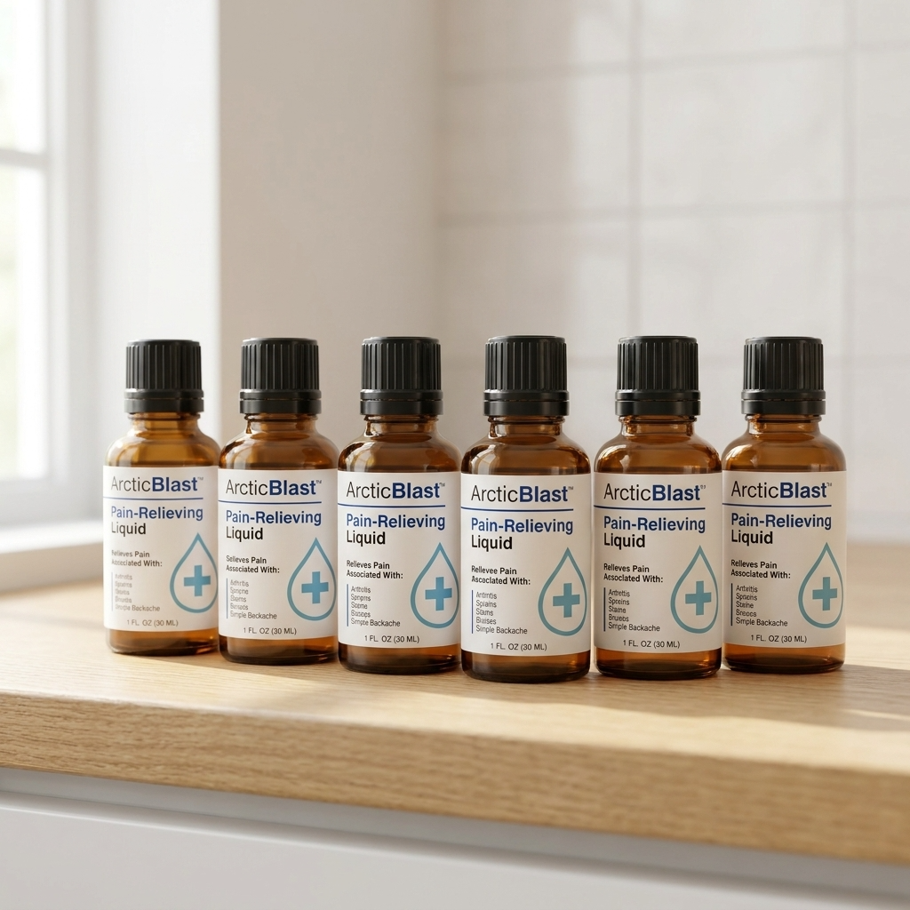 Arctic Blast cooling liquid bottles