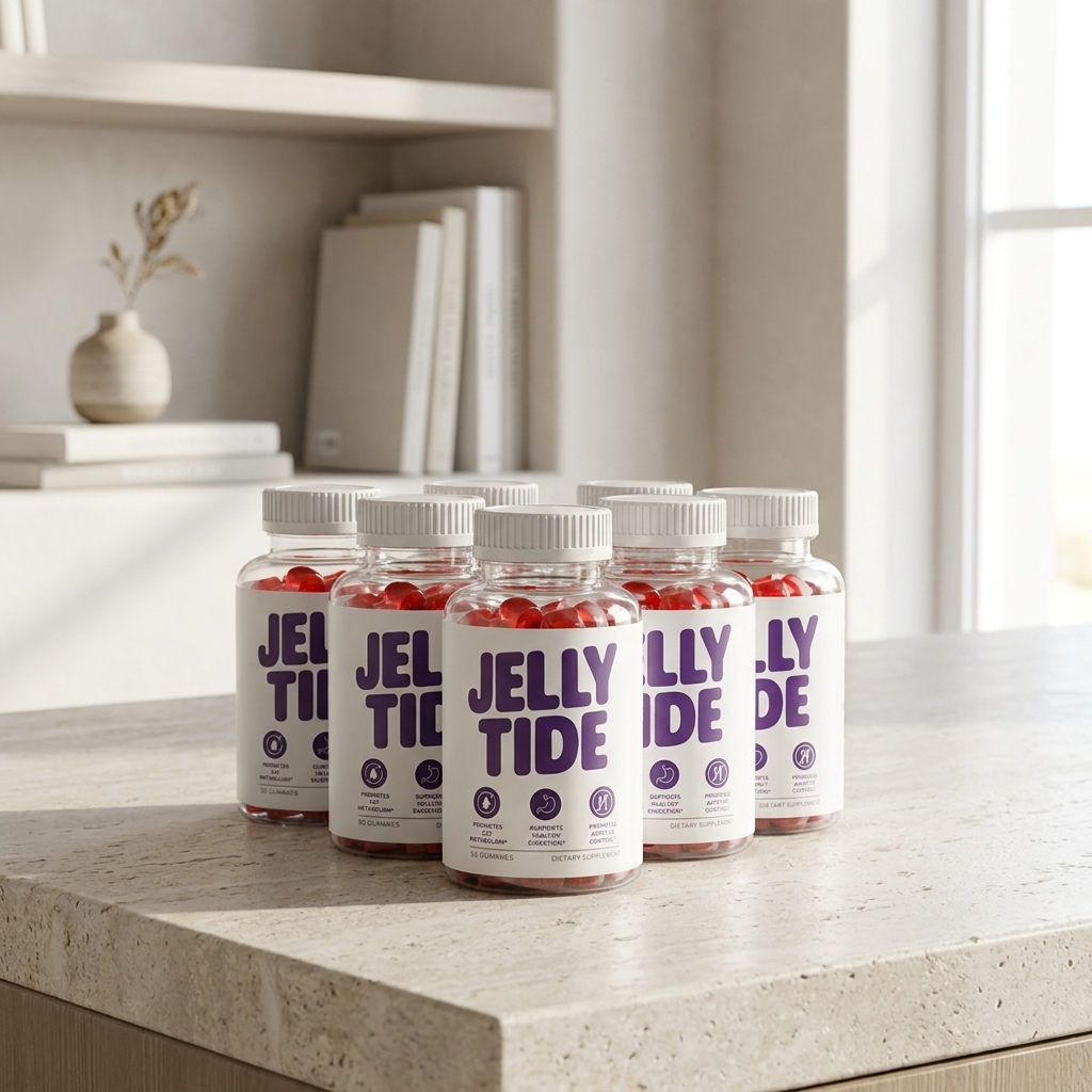 JellyTide metabolism support gummy bottles