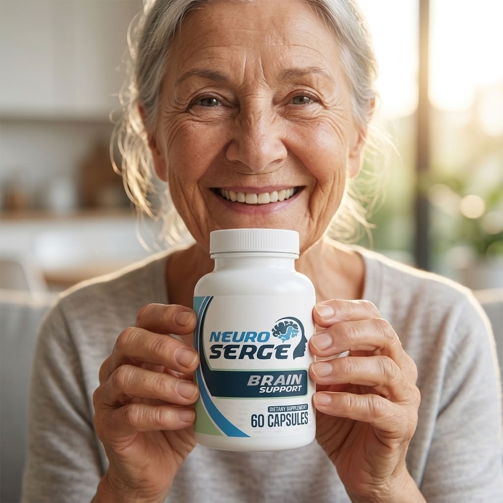 Neuro Serge brain support dietary supplement bottle