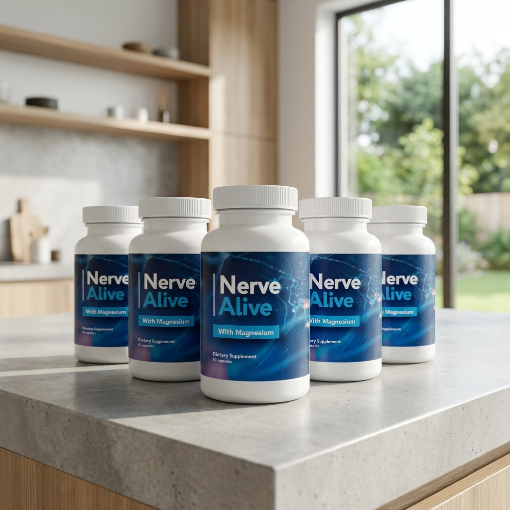 Nerve Alive supplement bottles