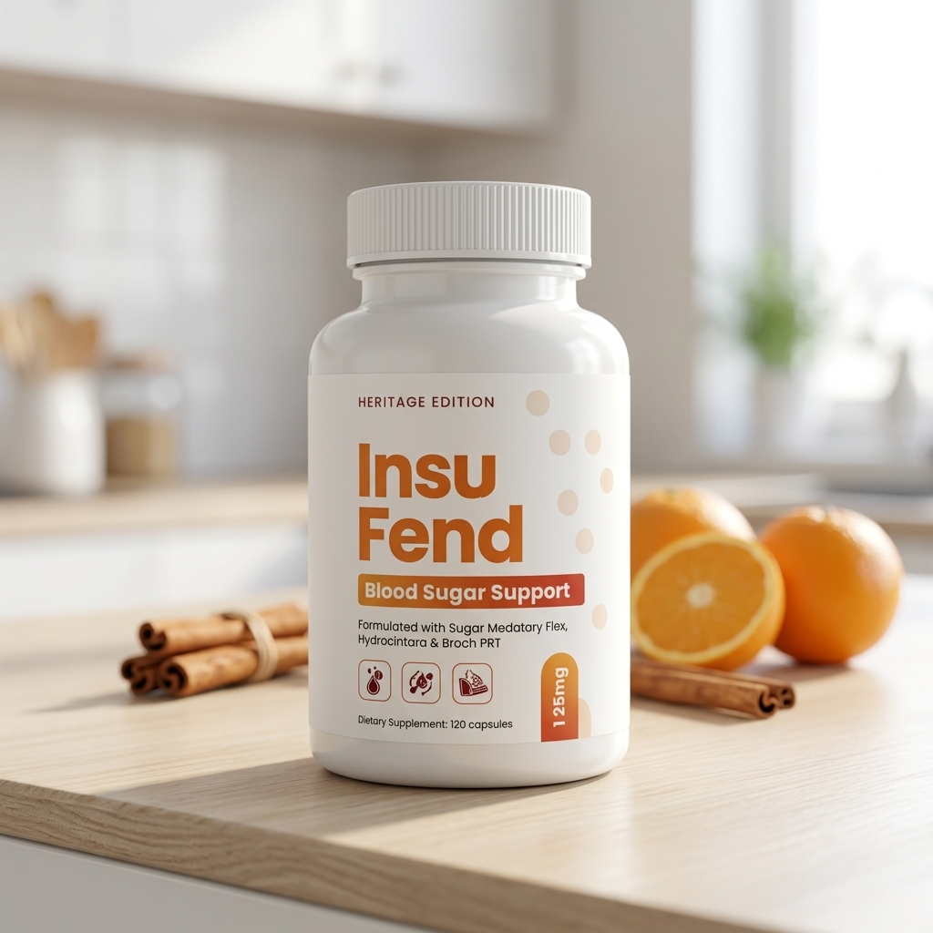 InsuFend daily metabolic support capsule bottle