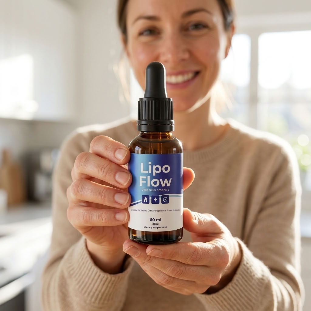Lipo Flow liquid metabolism support dropper bottle
