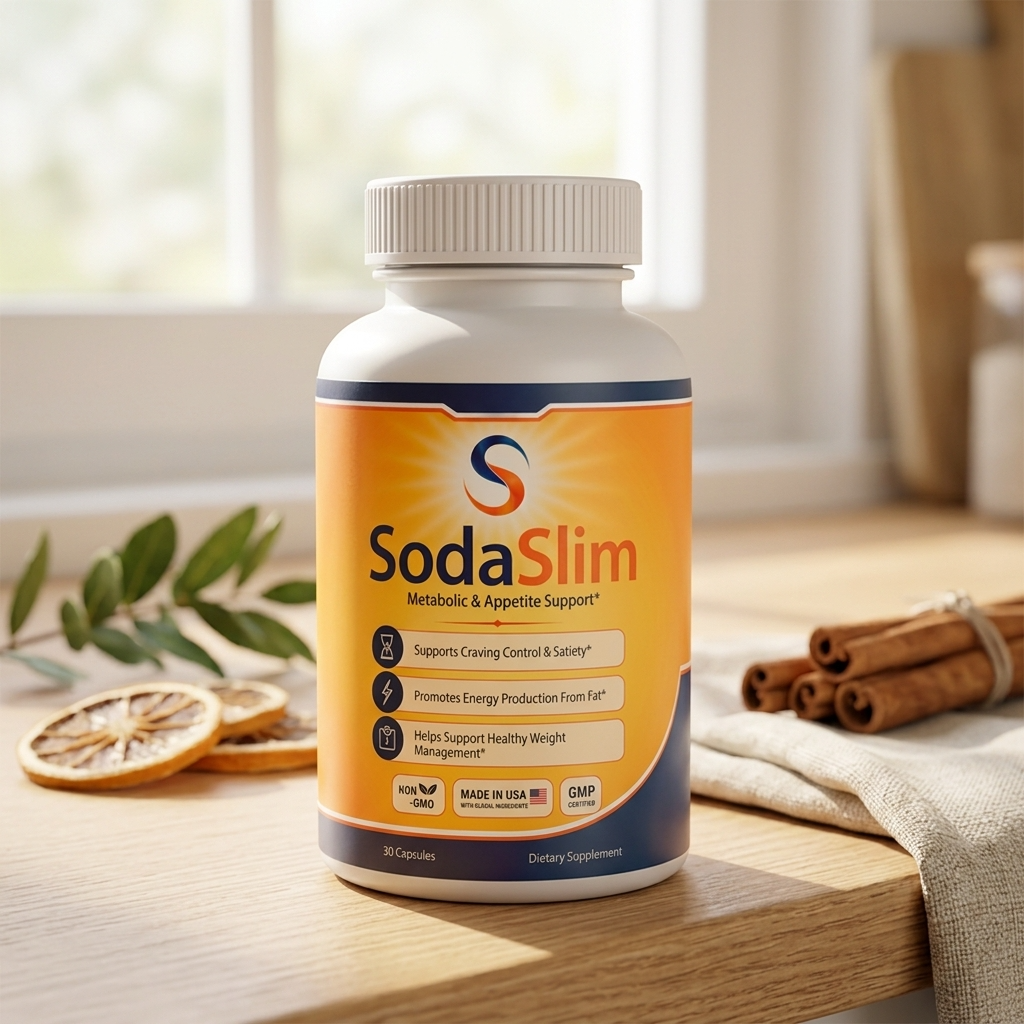 SodaSlim metabolic and appetite support capsules bottle