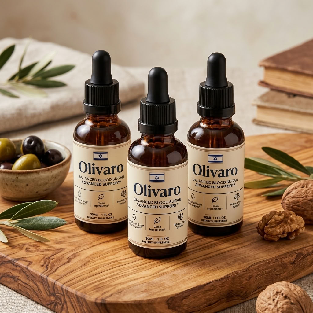 Two bottles of Olivaro metabolic support liquid drops