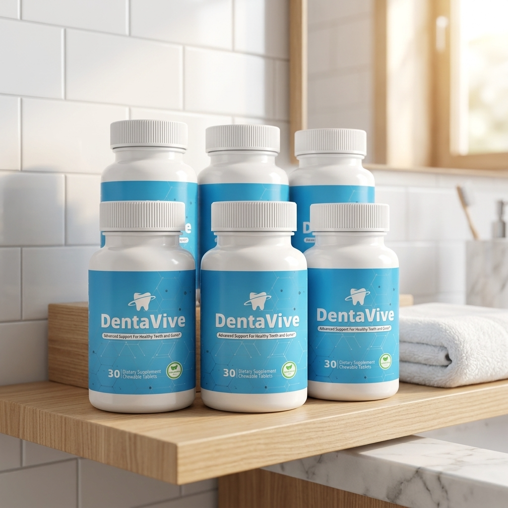 DentaVive oral probiotic supplement bottles